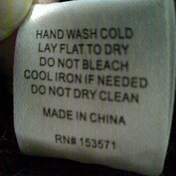 Oli & Hali Bleached Flower Detail Button Down Flannel Shirt - Picture 14 of 14